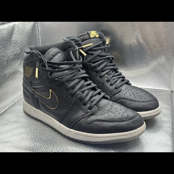 RARE 🚀 Sz‎ 11 Nike Air Jordan 1 Retro High City of Flight Black Gold 555088-031 - Picture 2 of 11